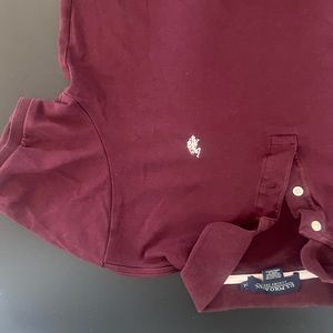 Us Polo Assin. Maroon Cotton Polo